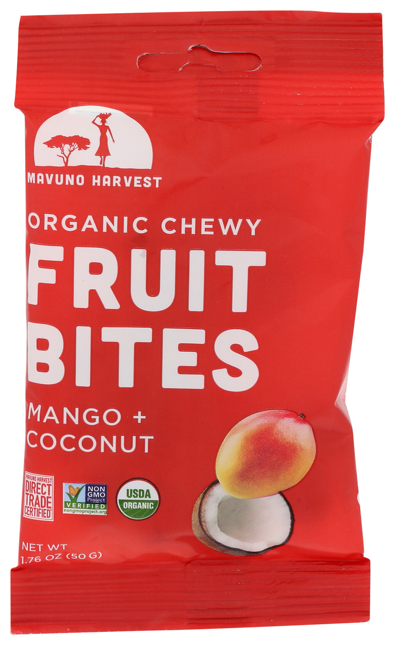 Organic Fruit Bites Mango & Coconut 1.76oz