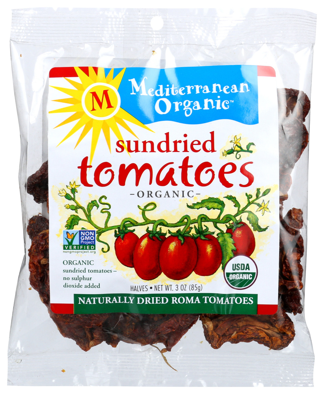Organic Tomatoes Sundried In A Bag 3oz