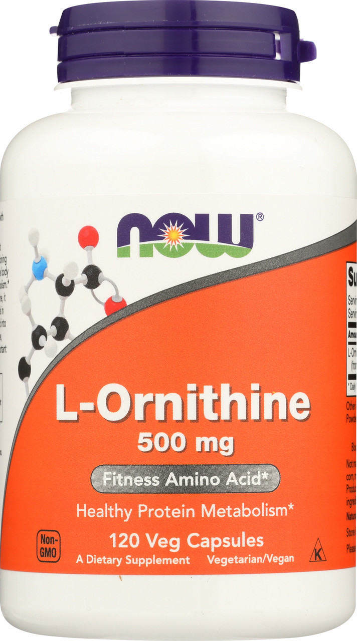 L-Ornithine 500 mg - 120 Capsules