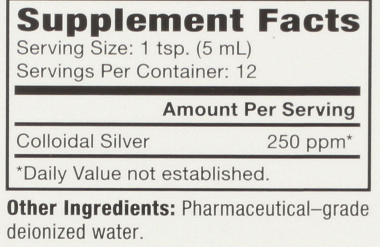 Colloidal Silver 250 ppm 2oz