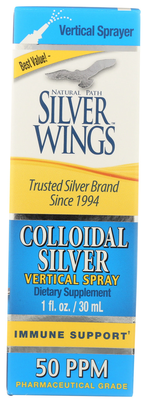 Colloidal Silver 50 ppm Vertical (Nasal) Spray 1oz