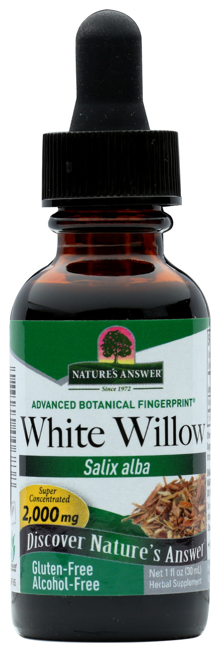 White Willow Bark Alcohol - Free  1oz