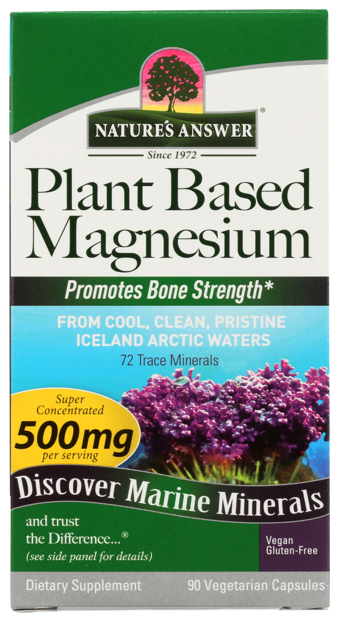 Plant Based Magnesium Dietary 90 Count