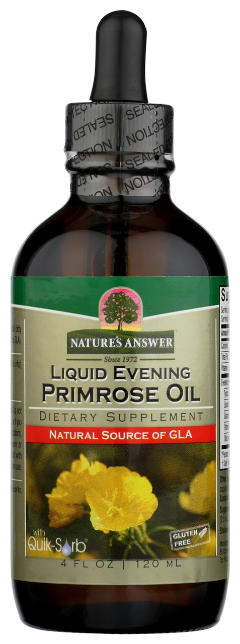 Liquid Dietary Liquid Evening Primrose Oil Natural Source Of Gla 4oz