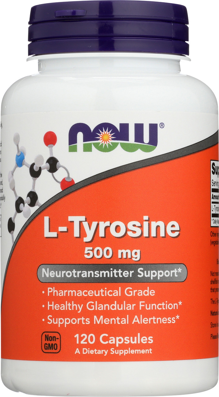 L-Tyrosine 500 mg - 120 Capsules