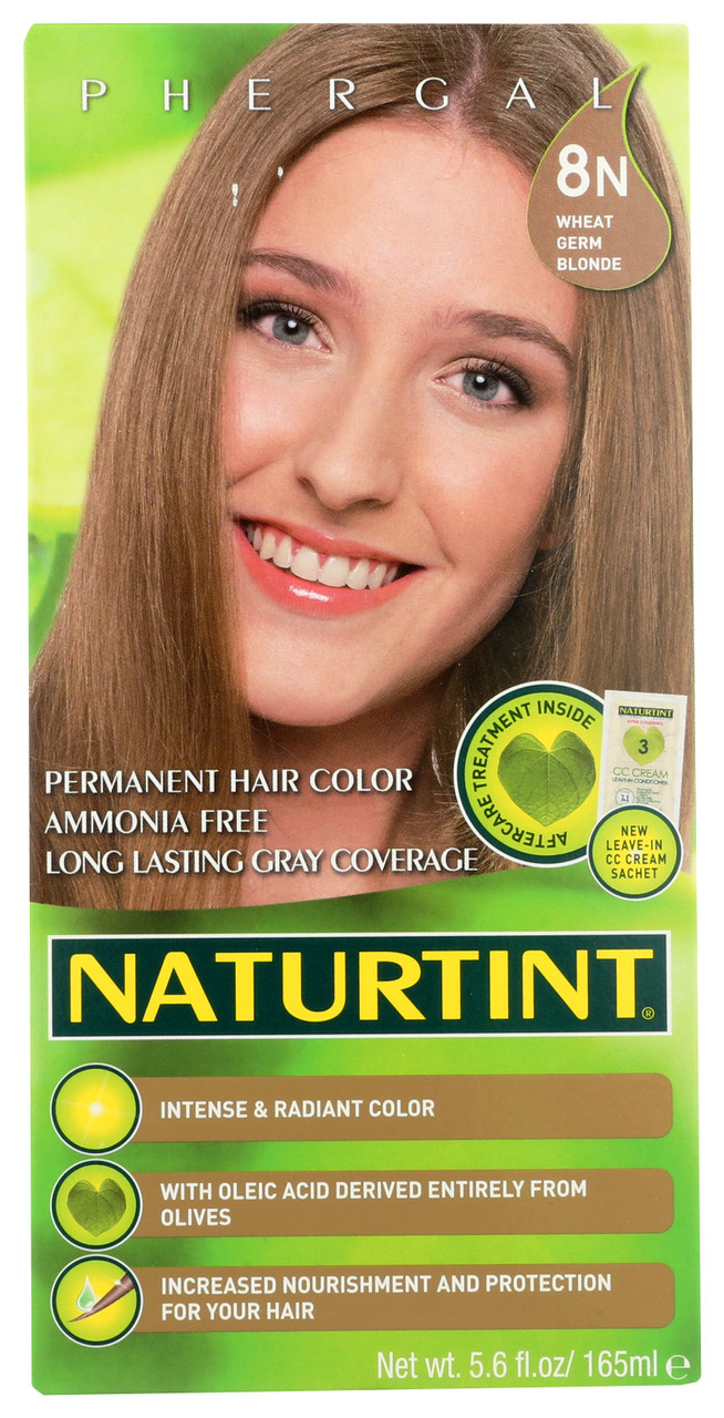 Permanent Hair Color 8N Wheat Germ Blonde Plant Enriched 5.5999oz