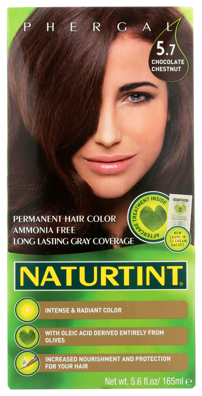 Permanent Hair Color 5.7 Chocolate Chestnut Plant Enriched 5.6oz