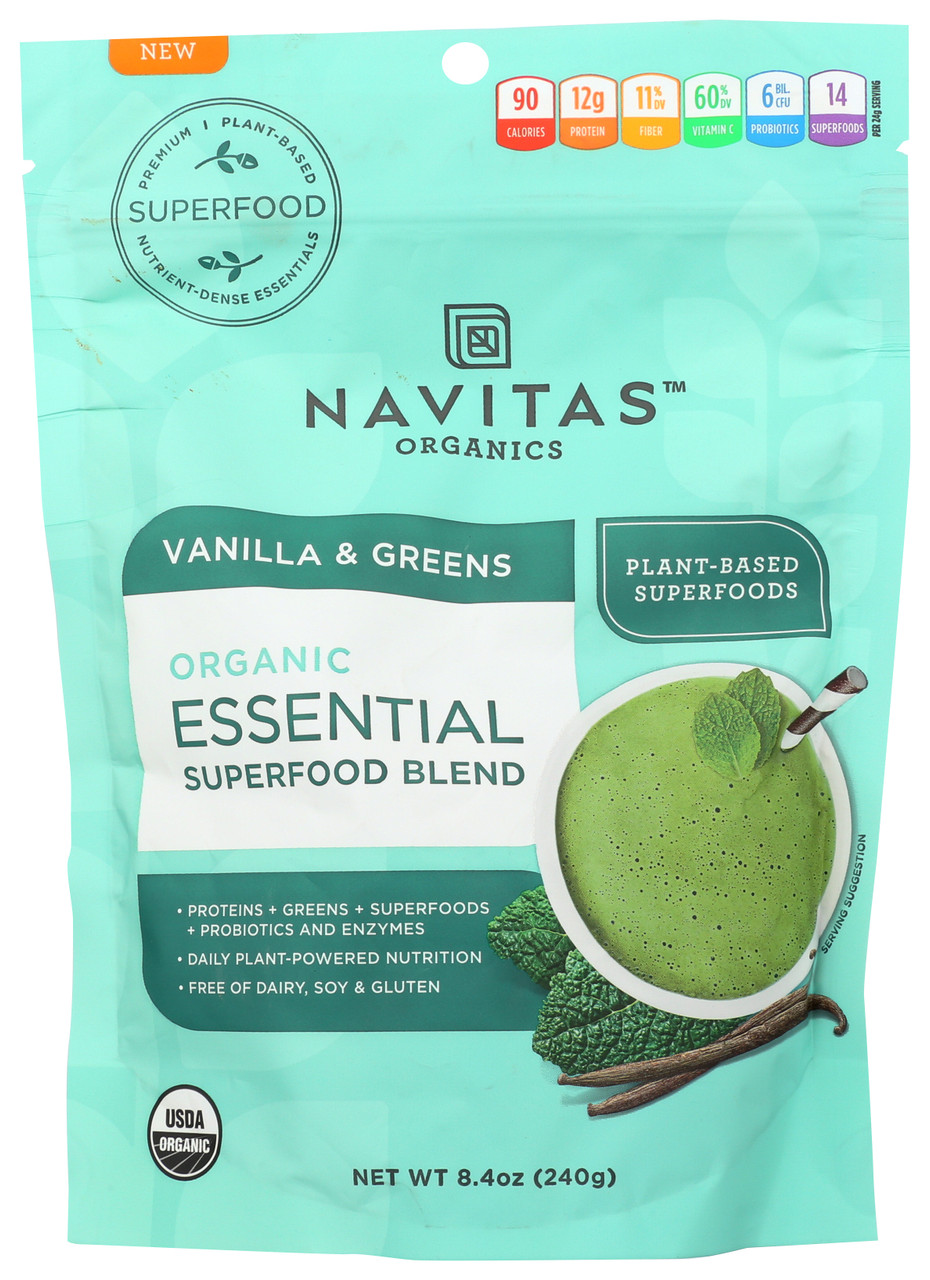 Essential Superfood Blend - Vanilla & Greens Vanilla & Greens 8.4oz