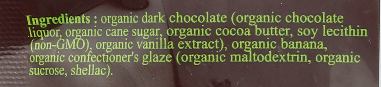 Dark Chocolate Bananas Organic 4oz