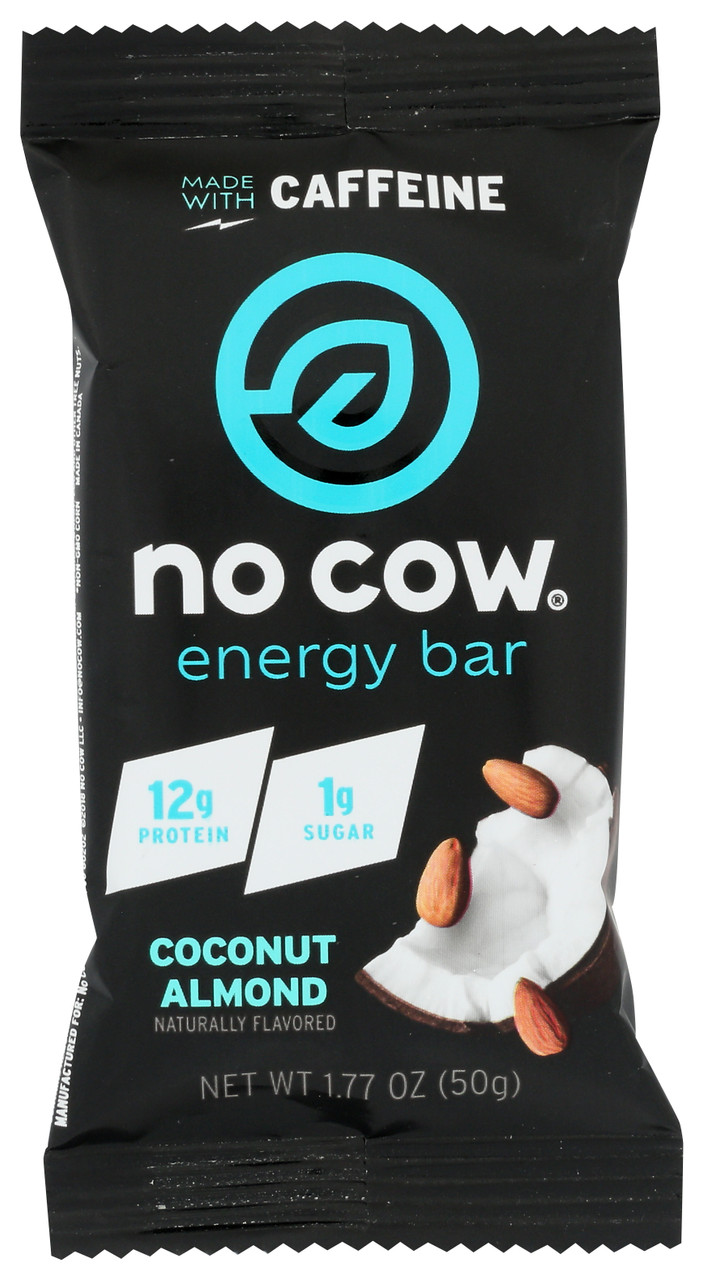Vegan Energy Bar No Cow Energy Bar, Coconut Almond - 1.77Oz 1.77oz