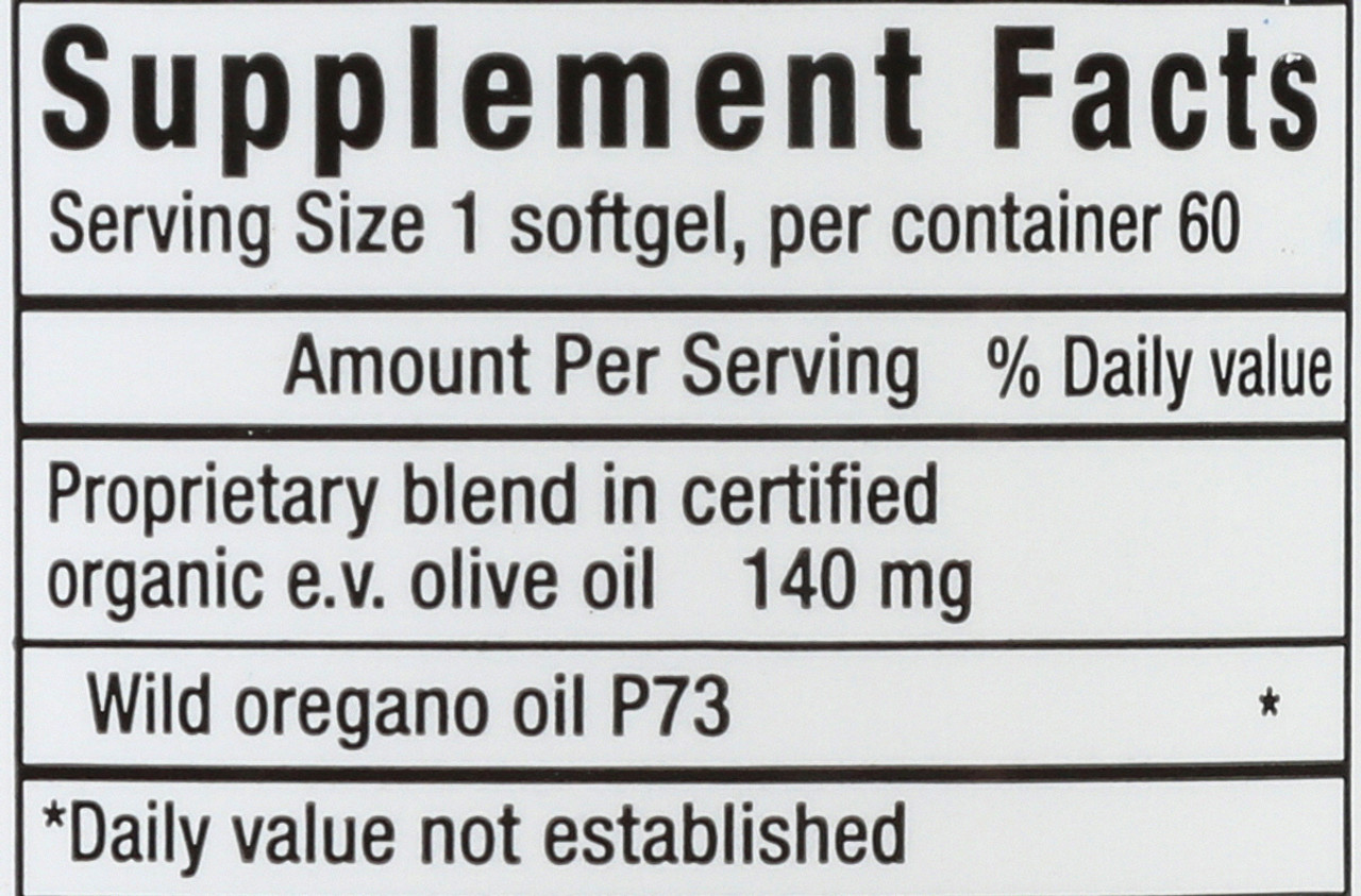 Oreganol 60 Count