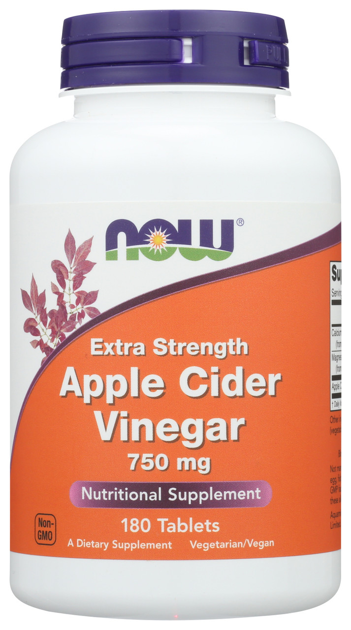 Apple Cider Vinegar 750mg Dietary 180 Count