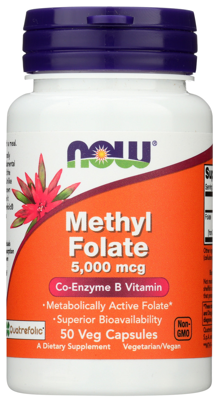 Methyl Folate 5,000 Mcg B-Vitamin 50 Count