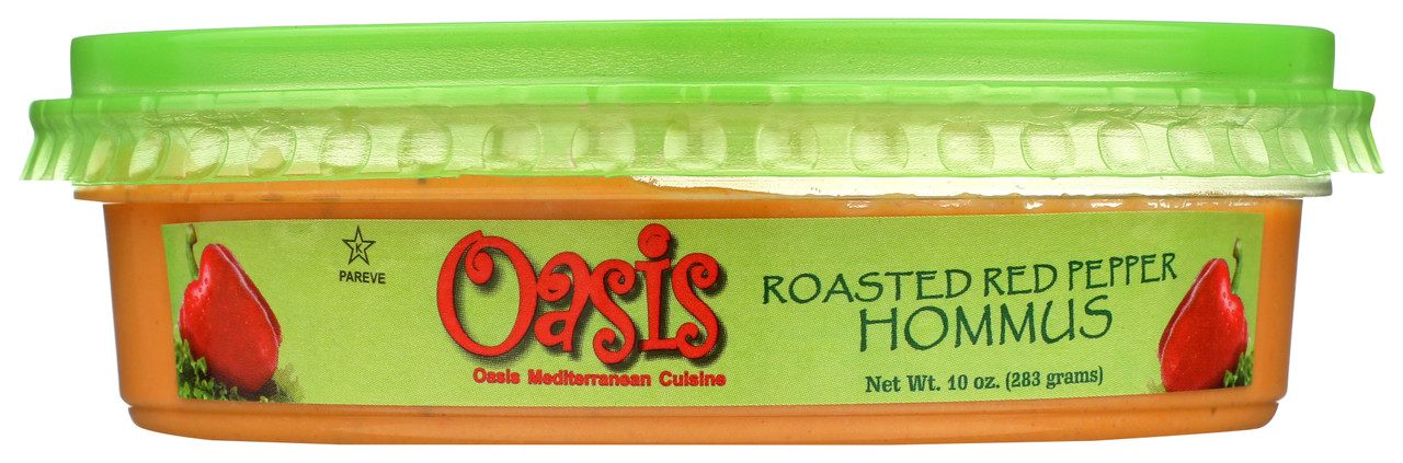 Hommus Roasted Red Pepper Hommus No Additive No Preservative Hommus 10oz