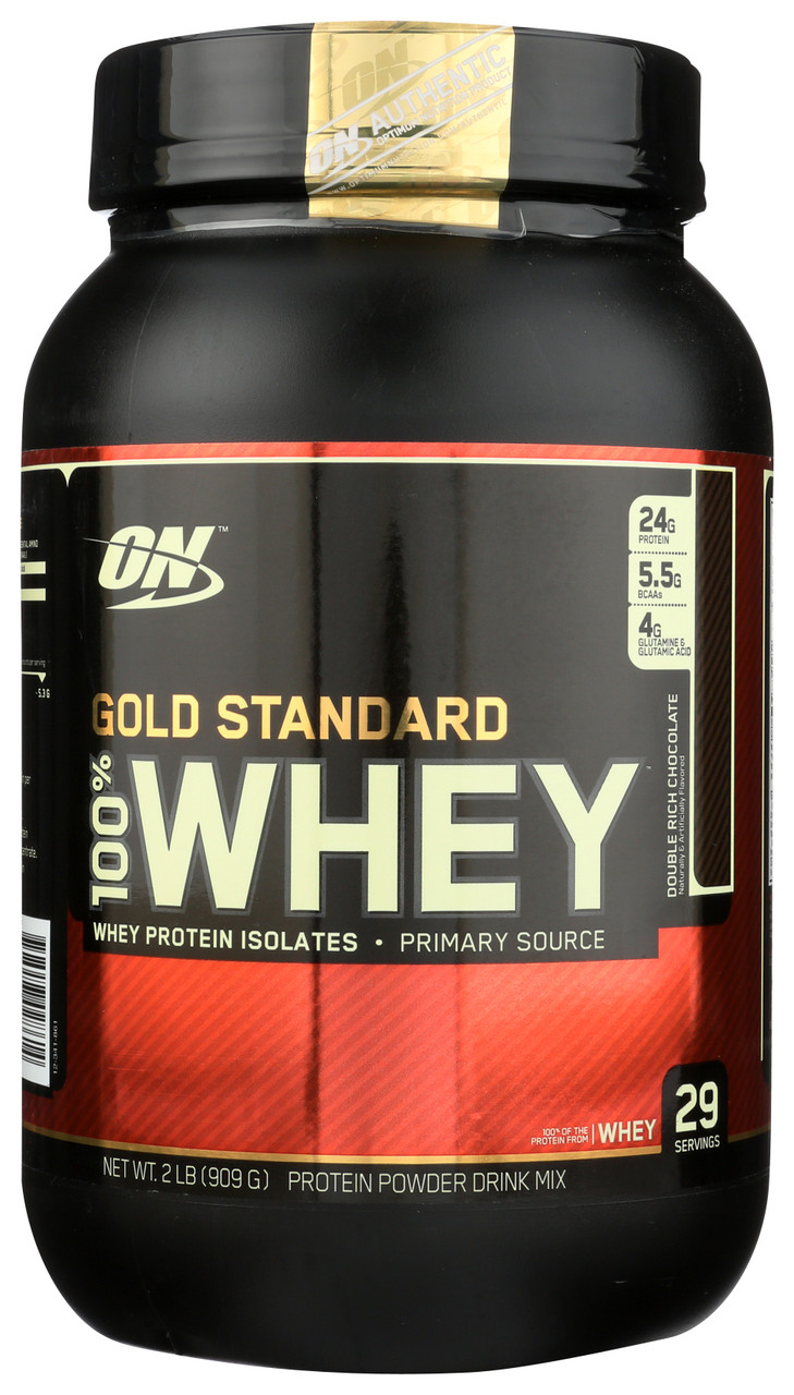 Gold Standard 100% Whey Double Rich Chocolate Protein Powder Drink Mix 29 Count