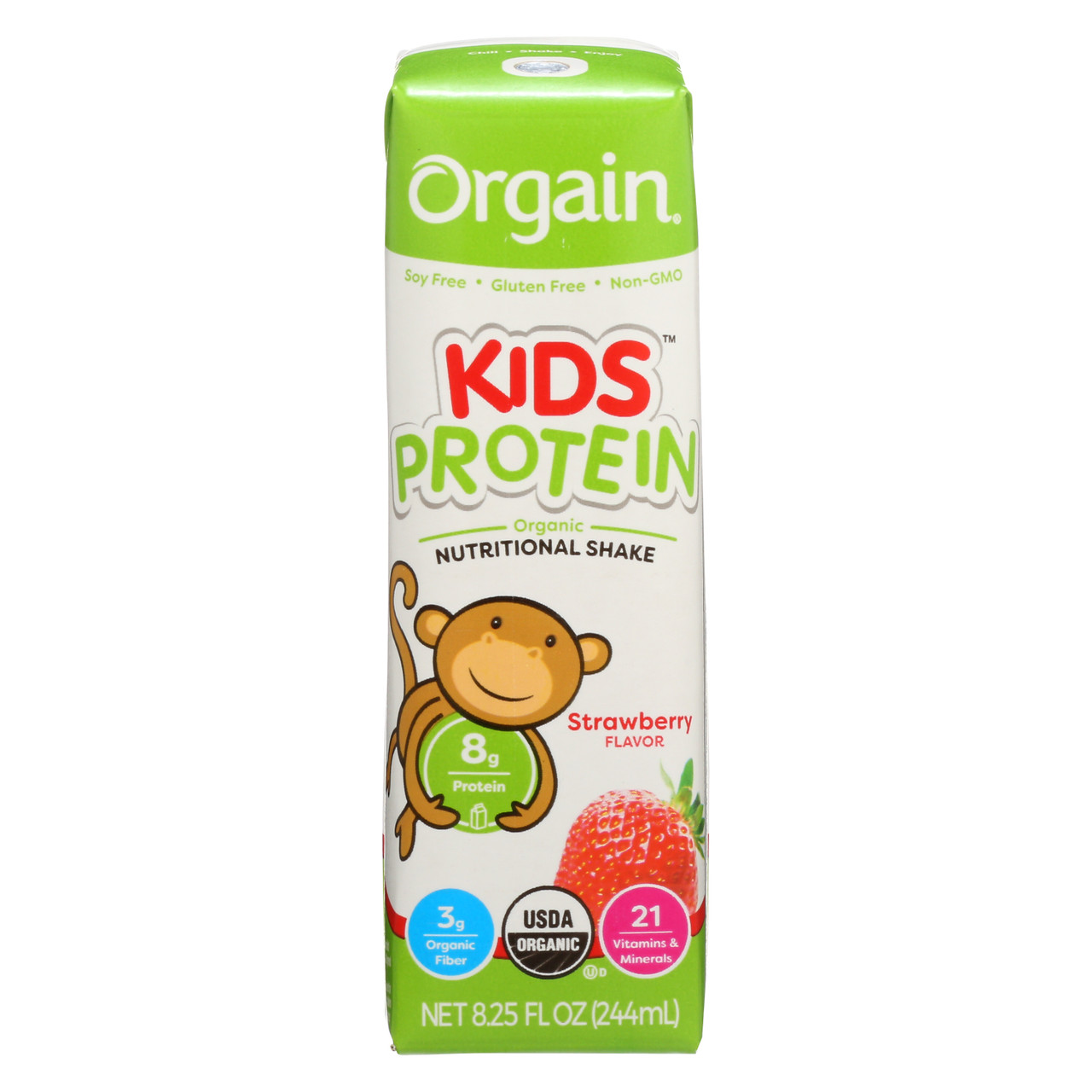 Orgain® Kids Protein Organic Nutritional Shake Strawberry 8.25oz