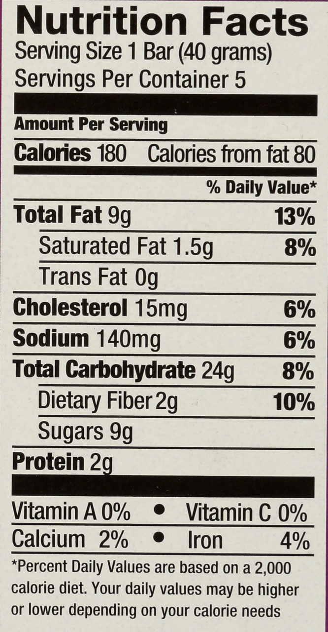 Whenever Bars Oat Raisin Walnut Spice Gluten-Free & Non-Dairy 5 Count