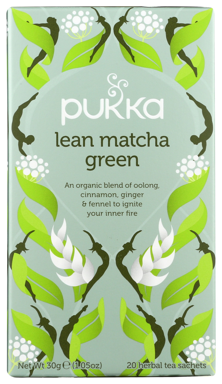 Organic Herbal Tea Lean Matcha Green Tea 20 Count