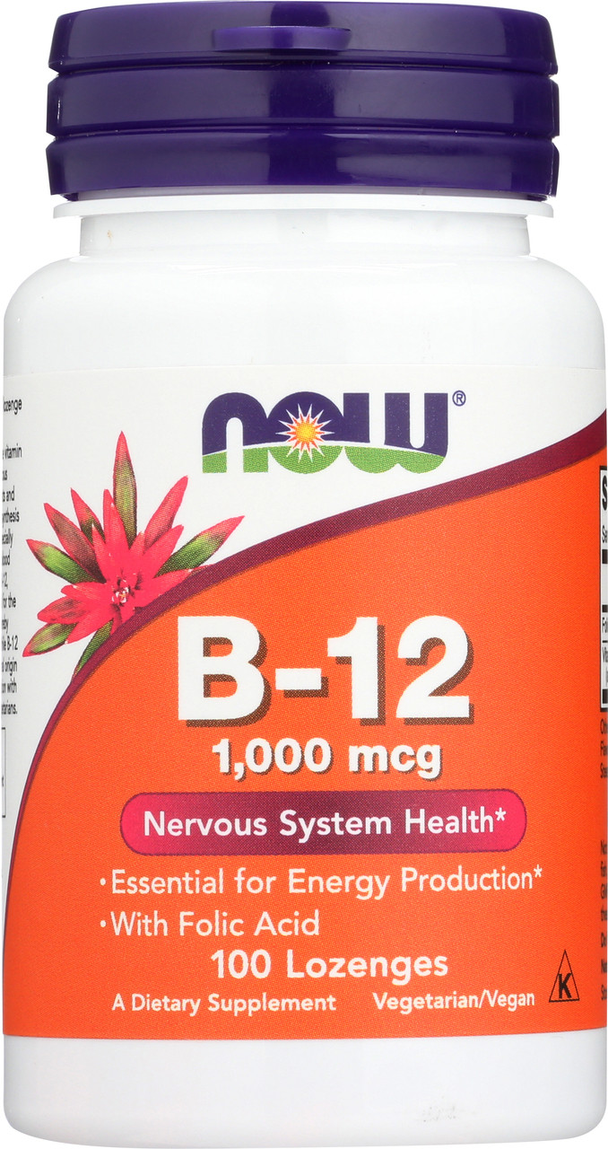 Vitamin B-12 1000mcg - 100 Chewable Lozenges