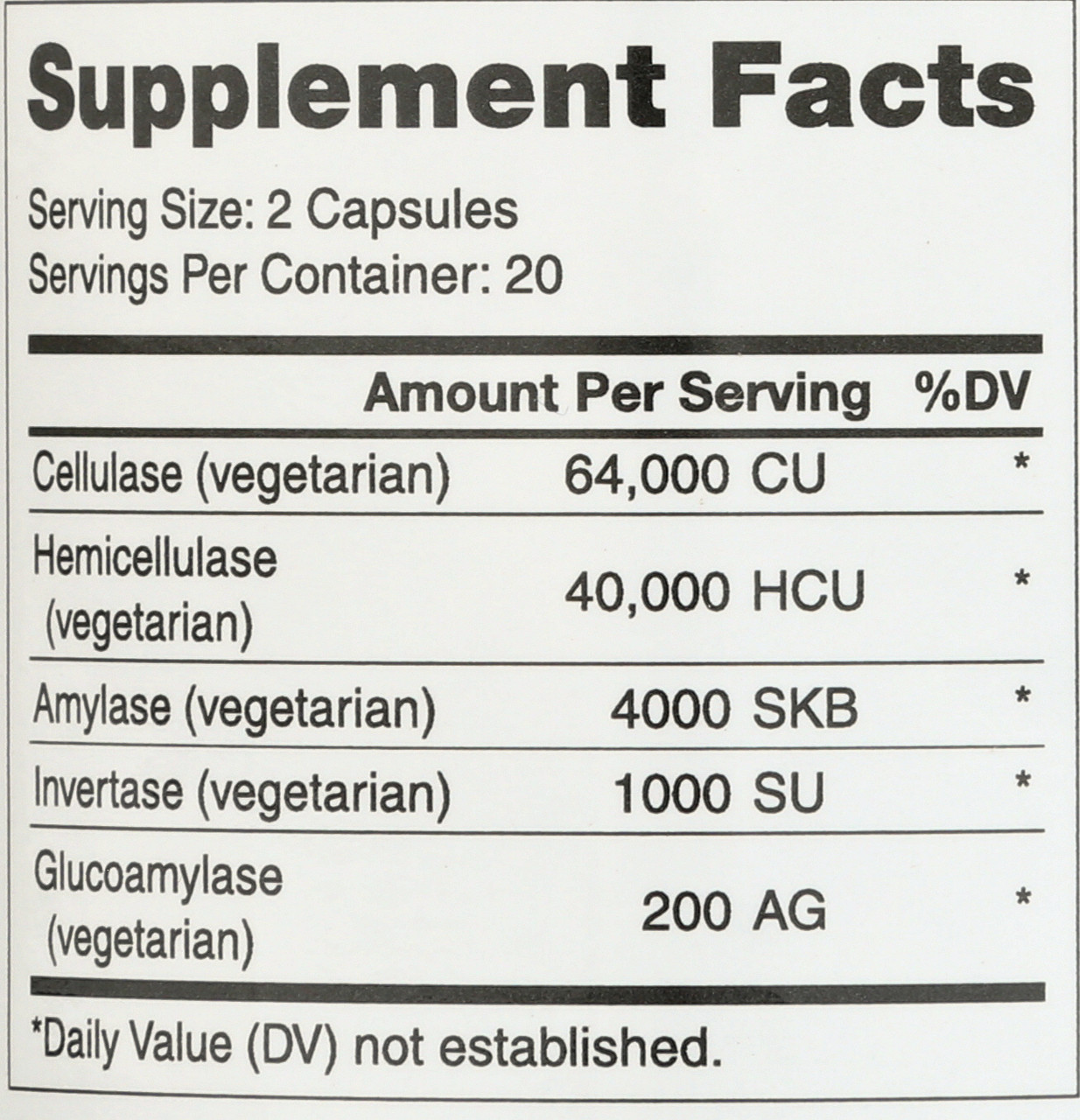 Candex Candida Formula Enzymatic Candida Formula 40 Count