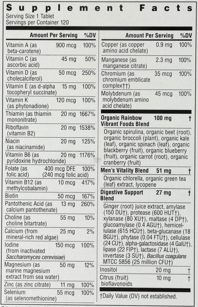 Vibrance Men's One 120 Count