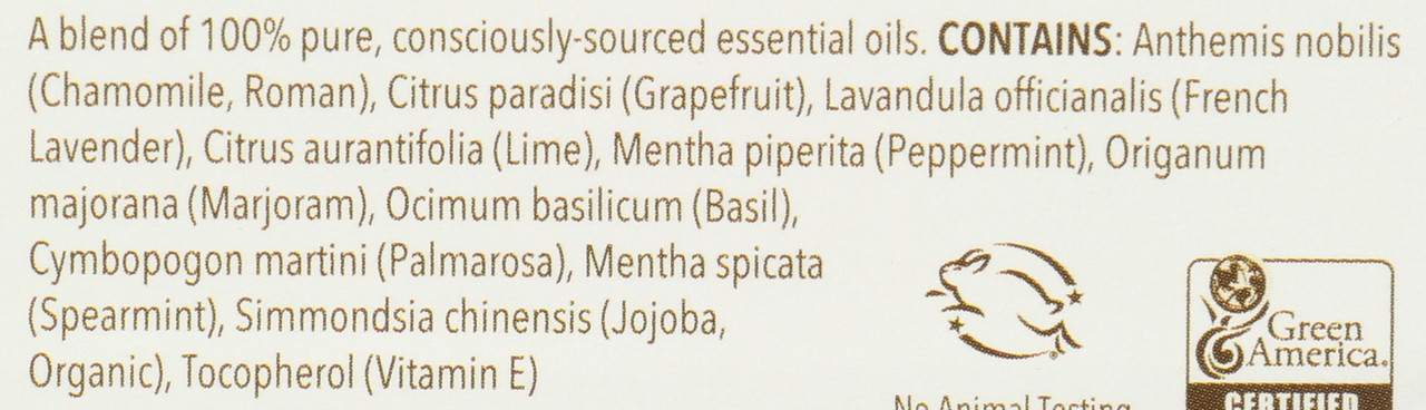 Head Aide Aromatherapy Inhaler Basil & Lavender Essential Oil Inhaler .01oz