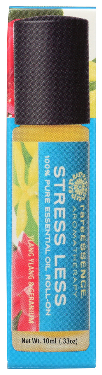 Stress Less Aromatherapy Roll-On Ylang Ylang & Geranium Essential Oil Roll-On 10mL