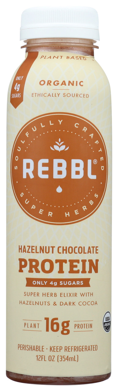 Hazelnut Chocolate Protein 16g Of Plant Protein Organic Coconut Milk Based Protein Drink With Supporting Herbs 12oz