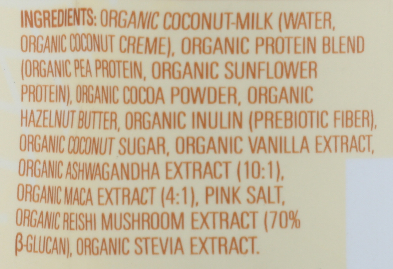 Hazelnut Chocolate Protein 16g Of Plant Protein Organic Coconut Milk Based Protein Drink With Supporting Herbs 12oz