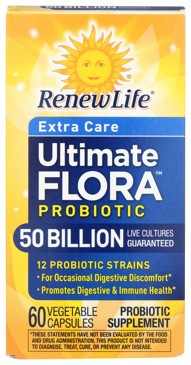 Ultimate Flora Probiotic 50 Billion Extra Care 60 Count
