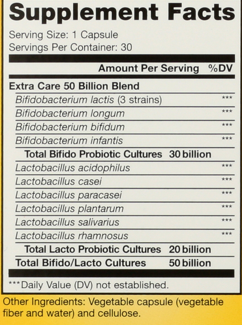 Ultimate Flora Probiotic Extra Care 30 Count