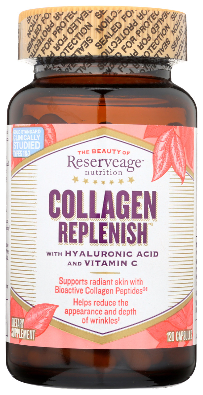 Collagen Replenish With Hyaluronic Acid And Vitamin C 120 Count