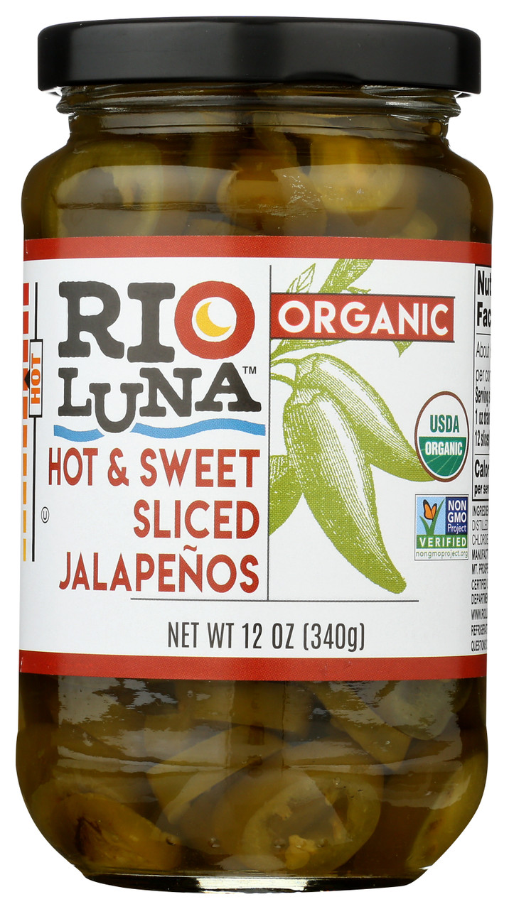Hot And Sweet Nacho Sliced Jalapeno Organic  12oz