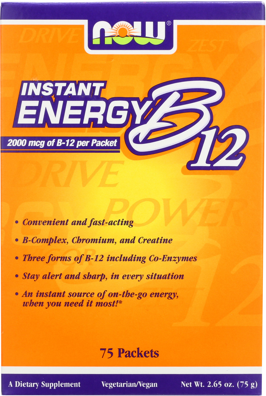 Instant Energy B-12 (2,000 mcg of B-12 per packet) - 75 Packets