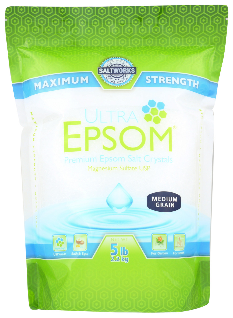 Ultra Epsom® Salt Medium Unscented Medium Grain 5 Pound