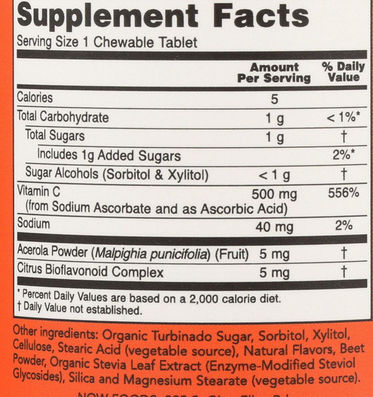 Vitamin C-500 Cherry Chewable - 100 Lozenges