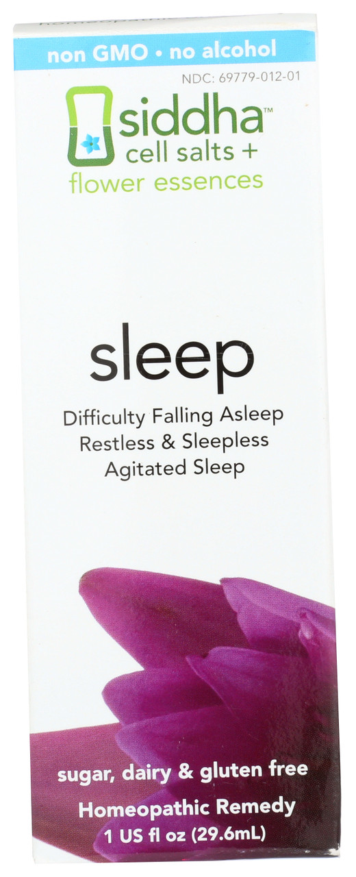 Sleep Siddha Cell Salts + Flower Essence - Homeopathic Remedy 1oz