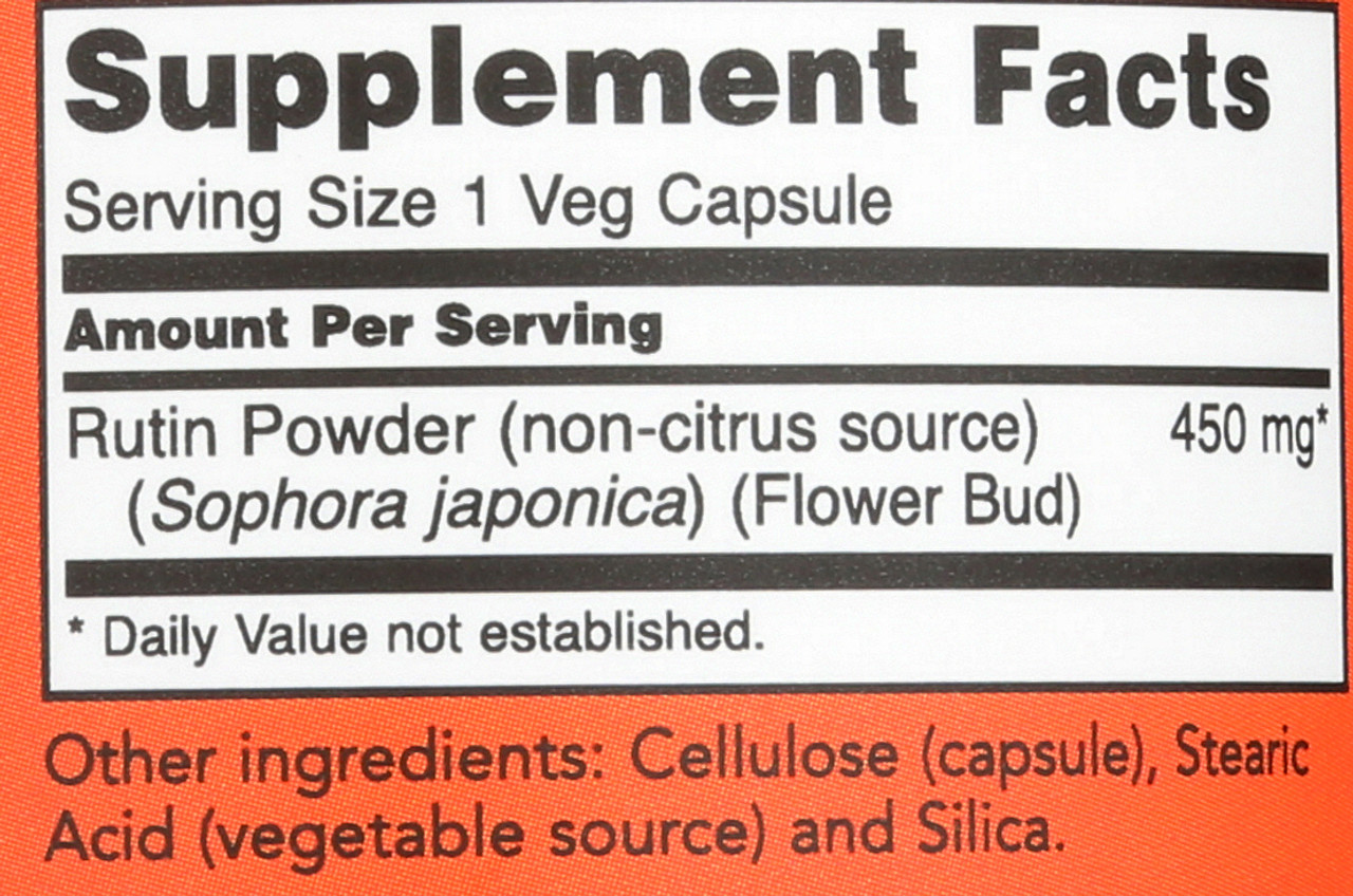 Rutin 450 mg - 100 Veg Capsules