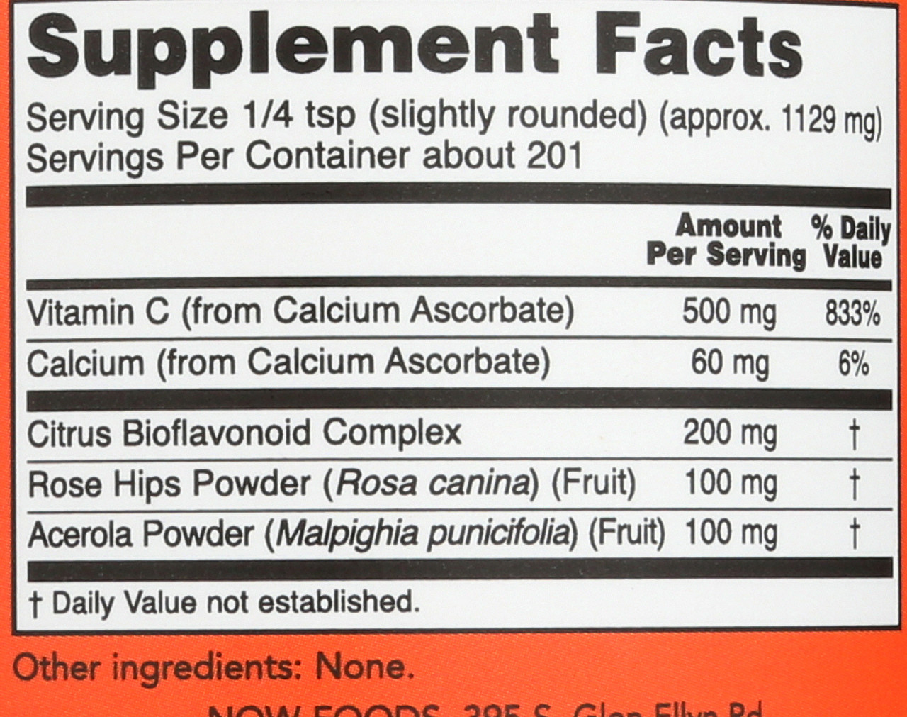Vitamin C-Complex Powder - 8 oz.