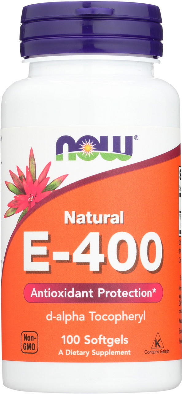 Vitamin E-400 IU D-Alpha Tocopheryl Acetate - 100 Softgels