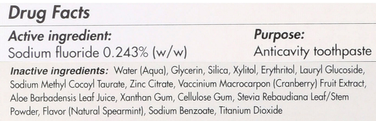 Toothpaste Fluoride Spearmint With Fluoride 5oz