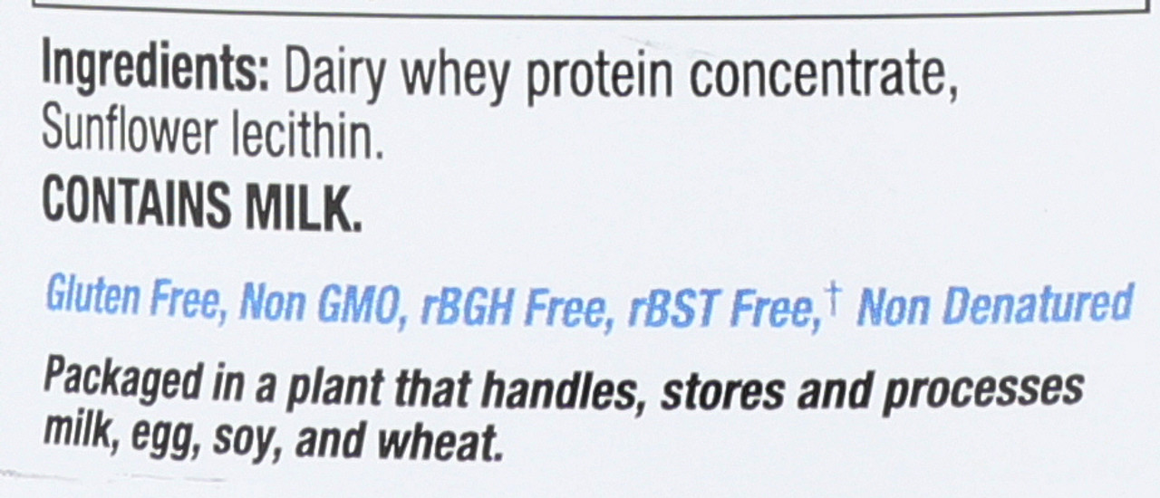 Whey Protein Plain Whey Unsweetened 12oz