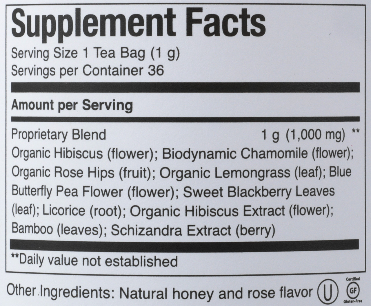 Tea Beautifying Botanicals Sleep 36 Count