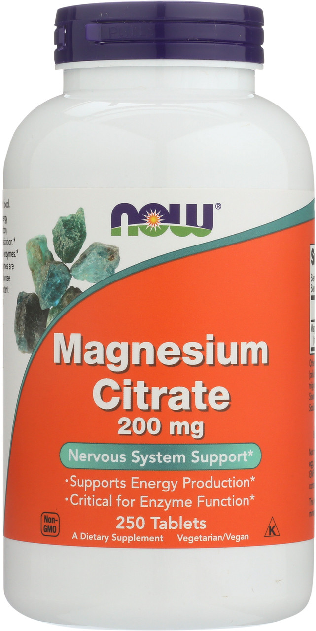 Magnesium Citrate 200 mg - 250 Tablets