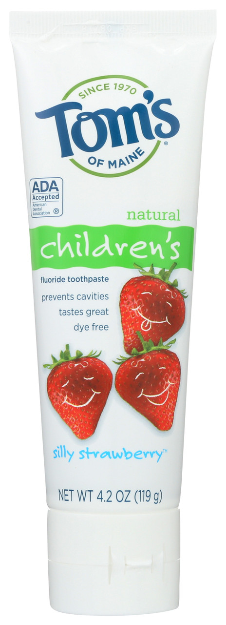 Children's Toothpaste Silly Strawberry Flouride Toothpaste 4.2oz