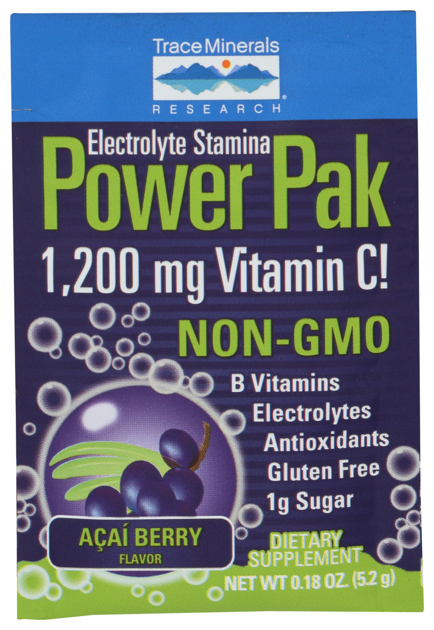 Dietary Acai Berry Electrolyte Stamina Power Pak .18oz