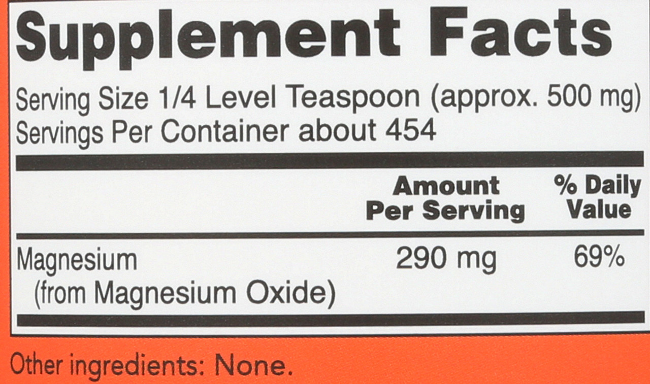 Magnesium Oxide - 8 oz.