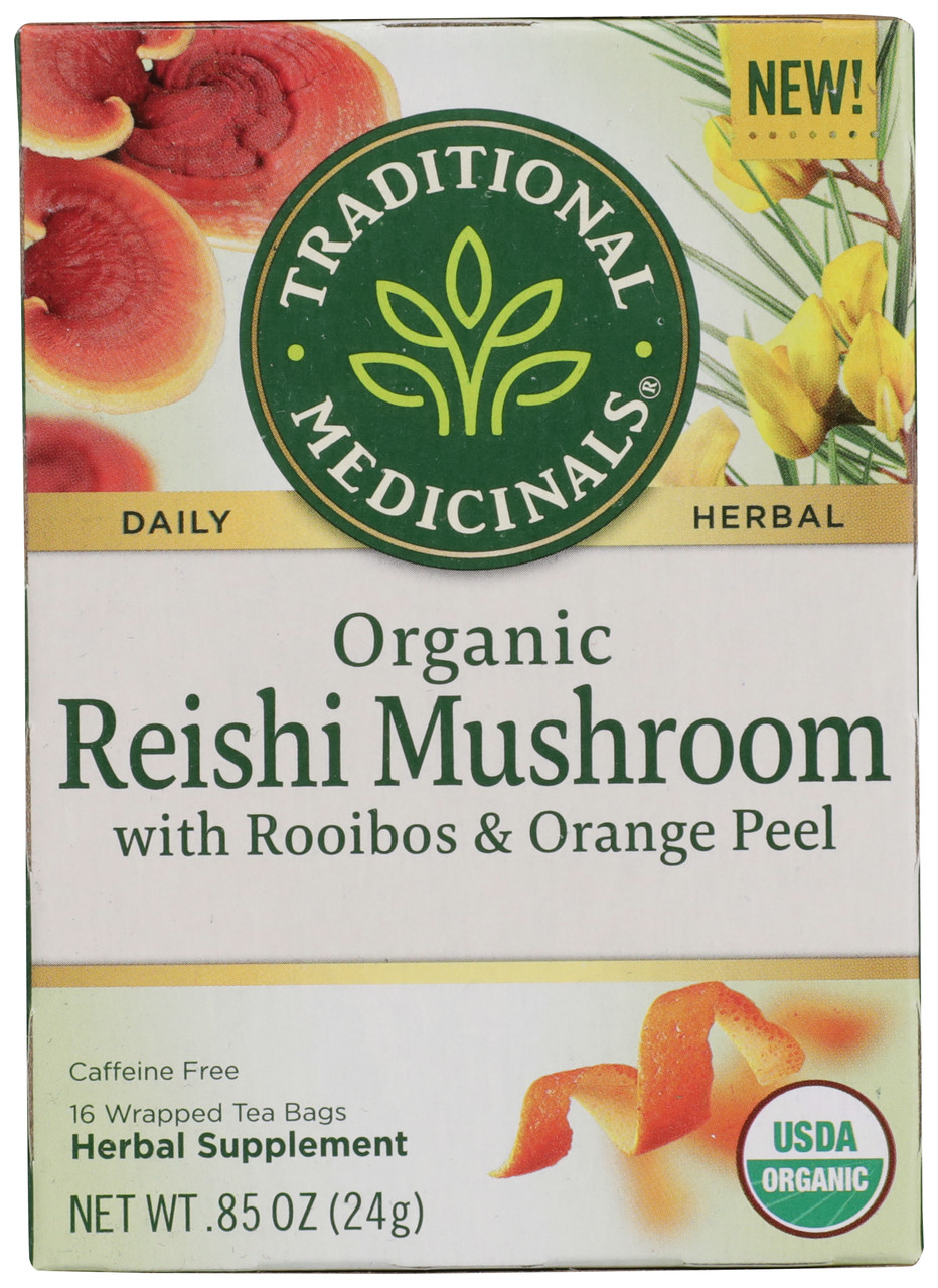 Tea Reishi Mushroom Orng Pl  16 Count