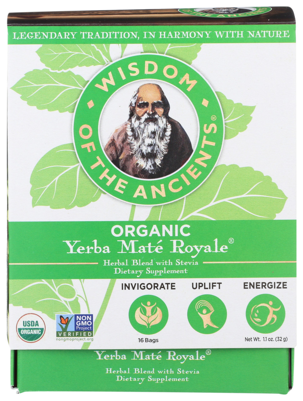 Organic Yerba Maté Royale®, Tea Bags 16-Count 16 Count