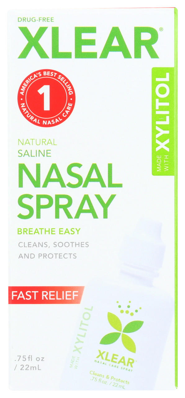 Nasal Spray Natural Saline Drug-Free .75oz